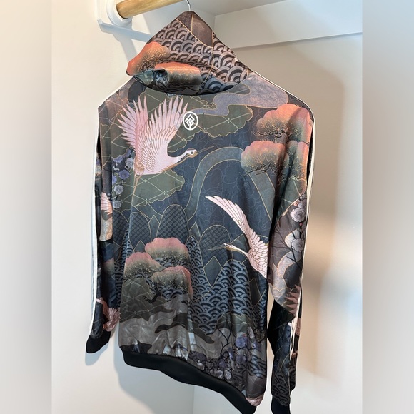 Adidas Printed Mock Neck Sweatshirt - Picture 4 of 7